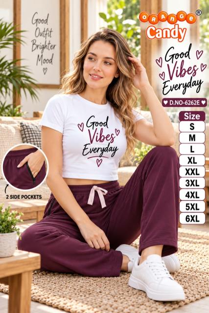 Orange Candy 6262 catalog Plain Lower With Poc And Chain
