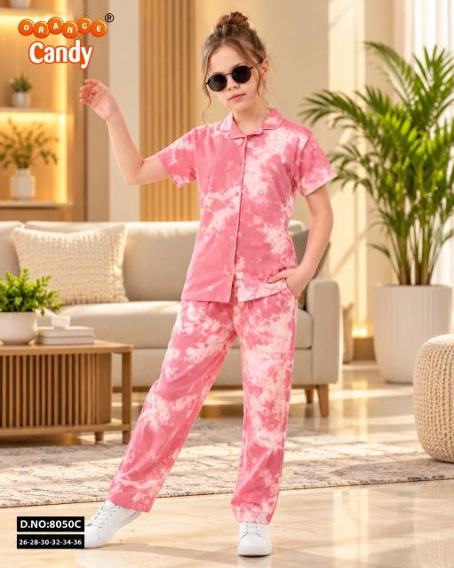 Orange Candy 8050 A to F catalog Kids Nightwear Wholesale Surat