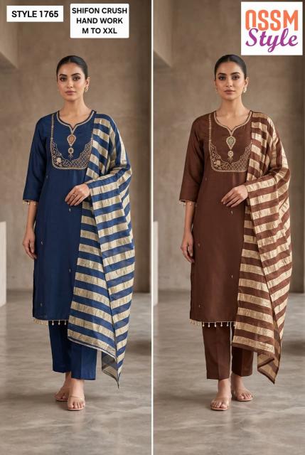 Ossm 1765 catalog readymade kurti wholesale market in ahmedabad