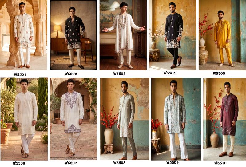 Outluk Wedding vol 55 catalog mens wear kurta in surat