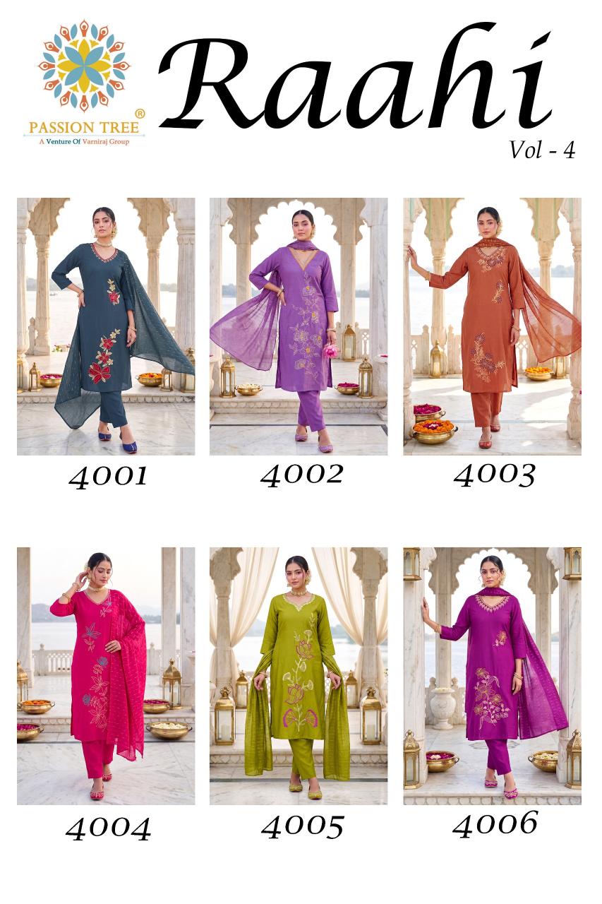 Passion Tree Raahi vol 4 catalog soch brand kurtis wholesale supplier in india