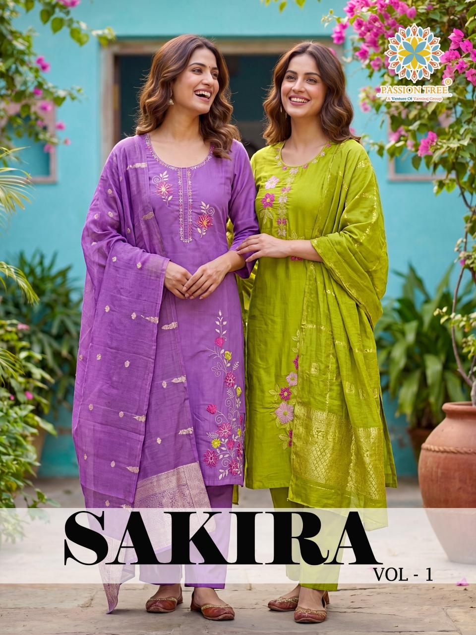 Passion Tree Sakira vol 1 catalog branded wholesale kurtis