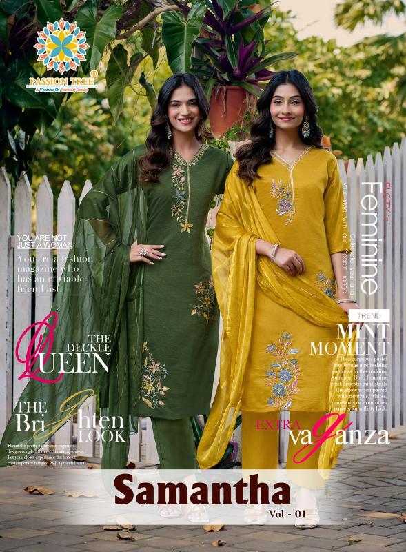 Passion Tree Samantha vol 1 catalog brand kurti wholesale store
