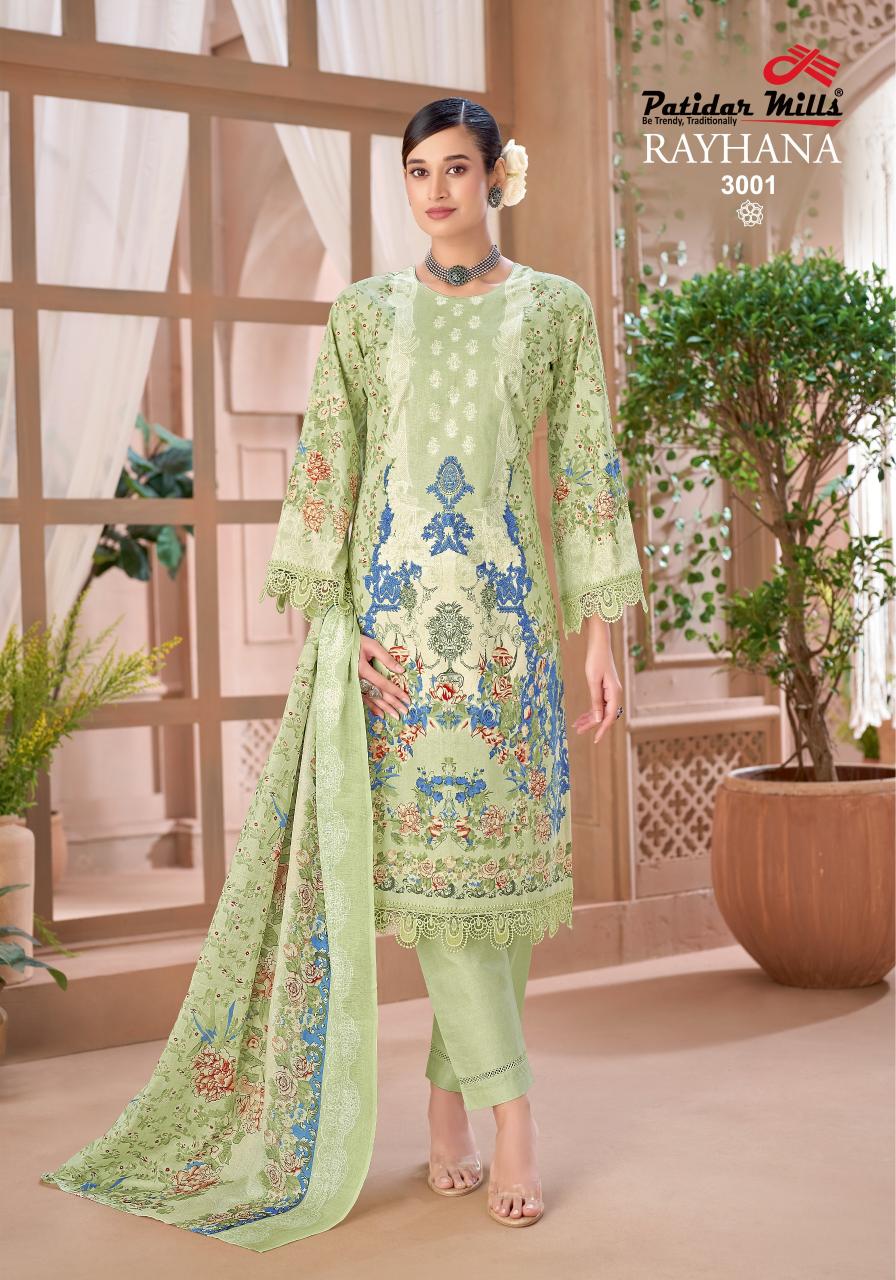 Patidar Rayhana Vol 3 – Karachi Dress Material Wholesale Catalog