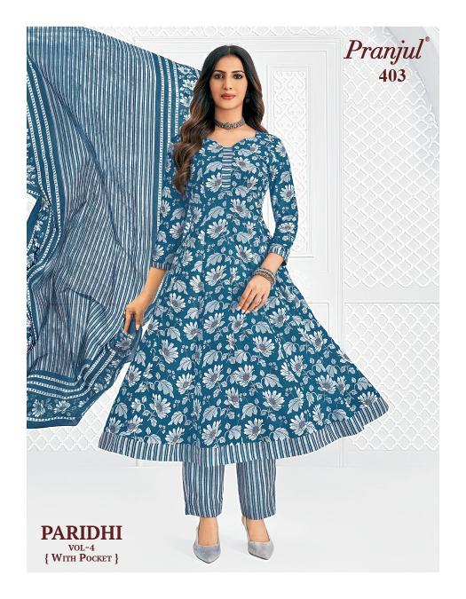 Pranjul Paridhi Vol-4 – Anarkali Style Kurti Pant With Dupatta - Wholesale Catalog