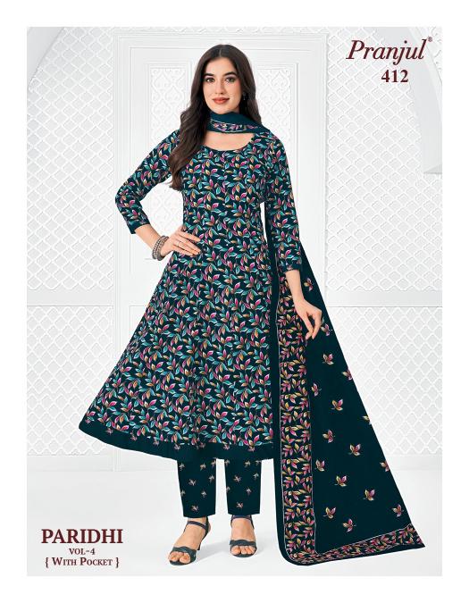 Pranjul Paridhi Vol-4 – Anarkali Style Kurti Pant With Dupatta - Wholesale Catalog