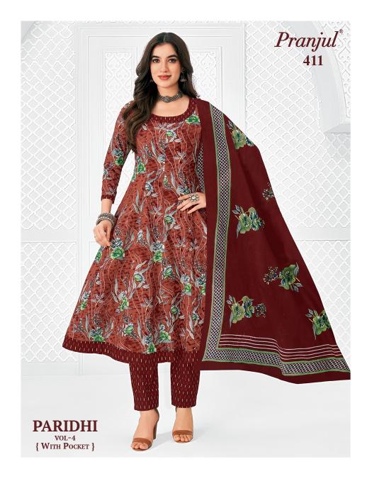 Pranjul Paridhi Vol-4 – Anarkali Style Kurti Pant With Dupatta - Wholesale Catalog