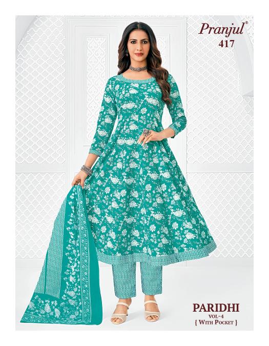 Pranjul Paridhi Vol-4 – Anarkali Style Kurti Pant With Dupatta - Wholesale Catalog