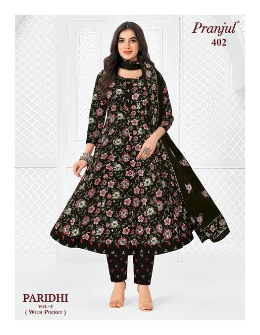 Pranjul Paridhi Vol-4 – Anarkali Style Kurti Pant With Dupatta - Wholesale Catalog