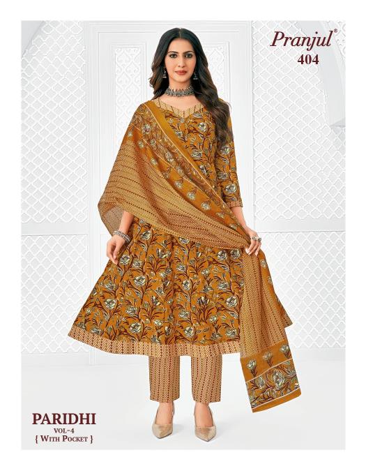 Pranjul Paridhi Vol-4 – Anarkali Style Kurti Pant With Dupatta - Wholesale Catalog