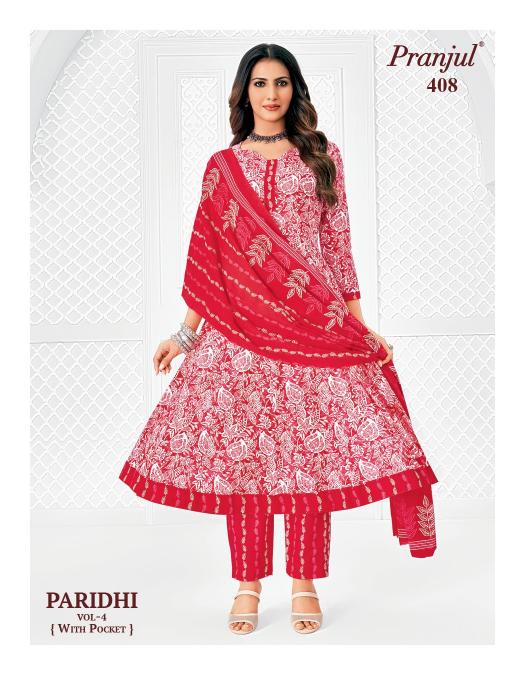 Pranjul Paridhi Vol-4 – Anarkali Style Kurti Pant With Dupatta - Wholesale Catalog