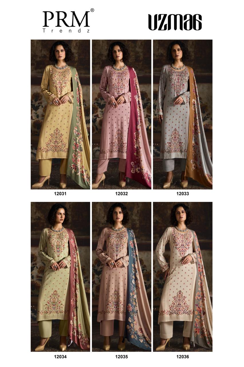 PRM Trendz Uzmaa catalog wholesale salwar kameez market in surat