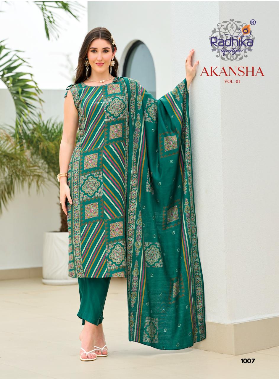 Radhika LifeStyle Akansha vol 1 catalog best branded kurtis wholesale websites