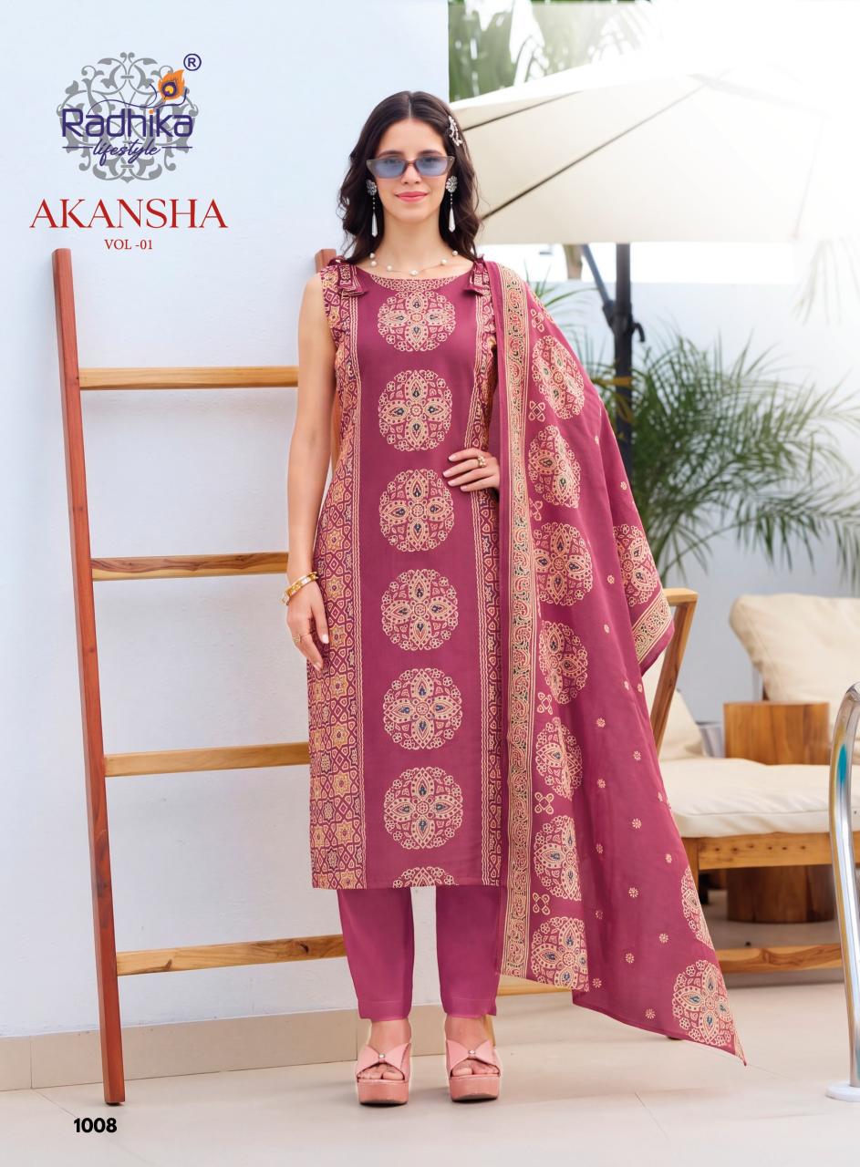 Radhika LifeStyle Akansha vol 1 catalog best branded kurtis wholesale websites