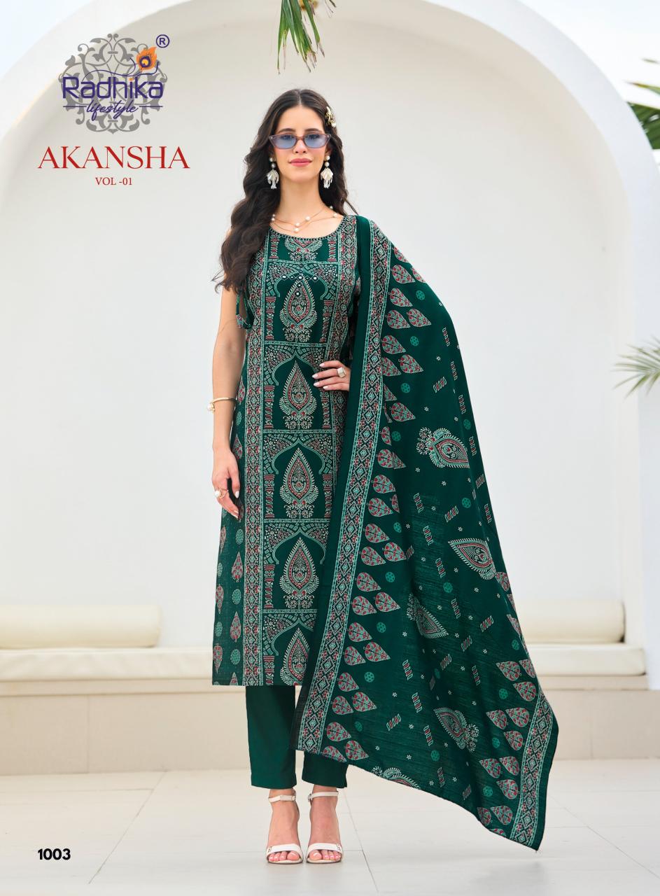 Radhika LifeStyle Akansha vol 1 catalog best branded kurtis wholesale websites