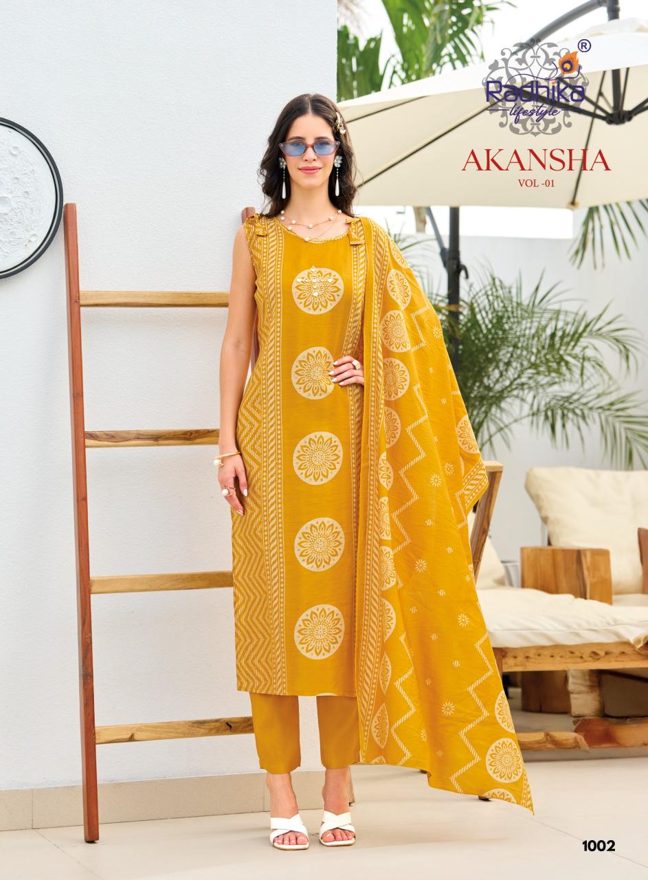 Radhika LifeStyle Akansha vol 1 catalog best branded kurtis wholesale websites