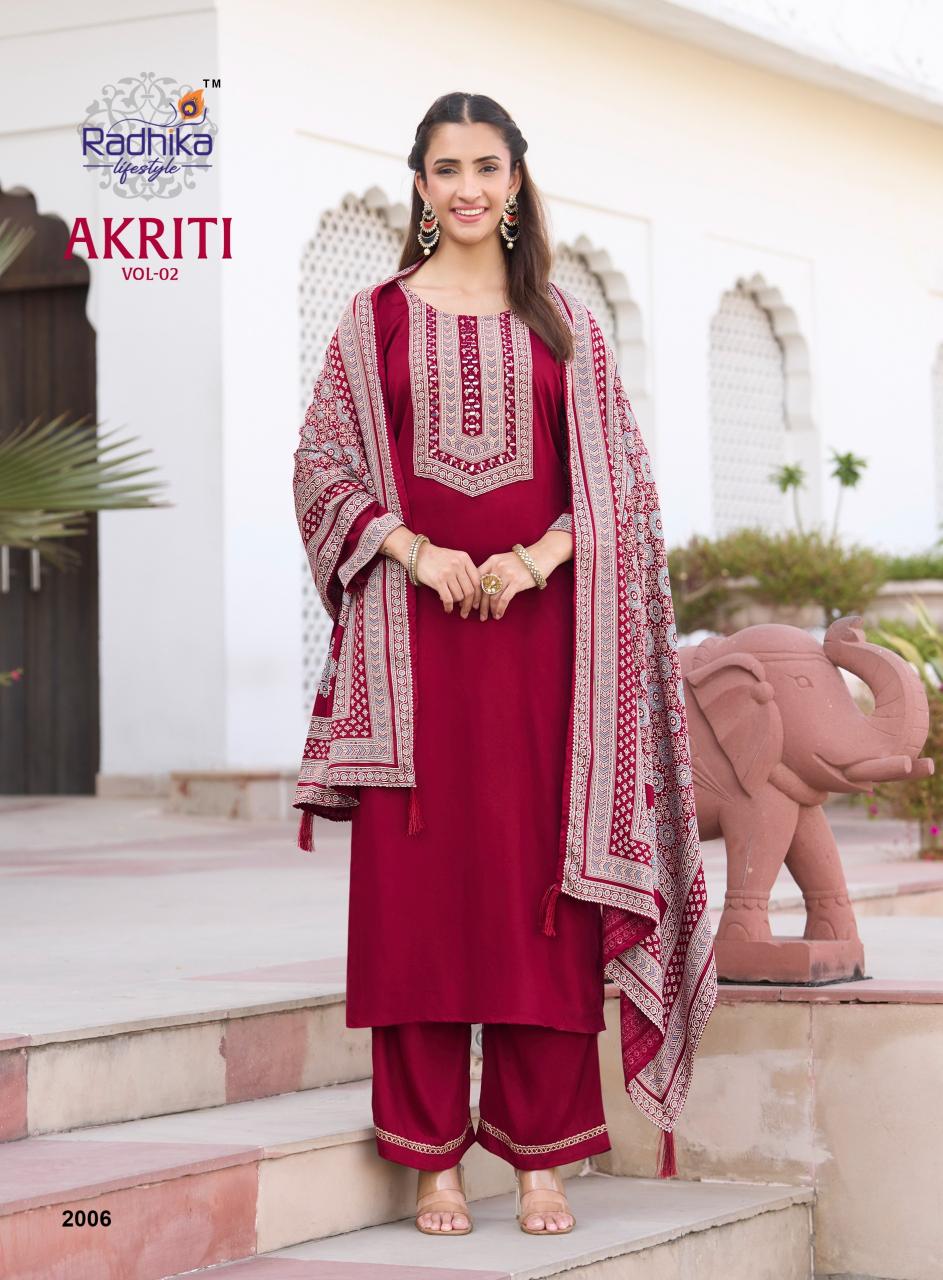 Radhika Lifestyle Akriti vol 2 catalog w kurtis for wholesale bangalore