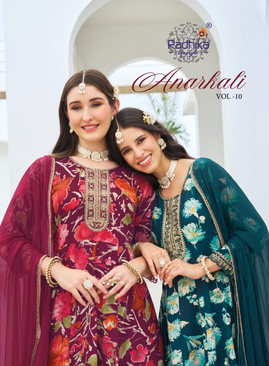 Radhika LifeStyle Anarkali Vol 8 Catalog new branded kurtis catalog wholesale