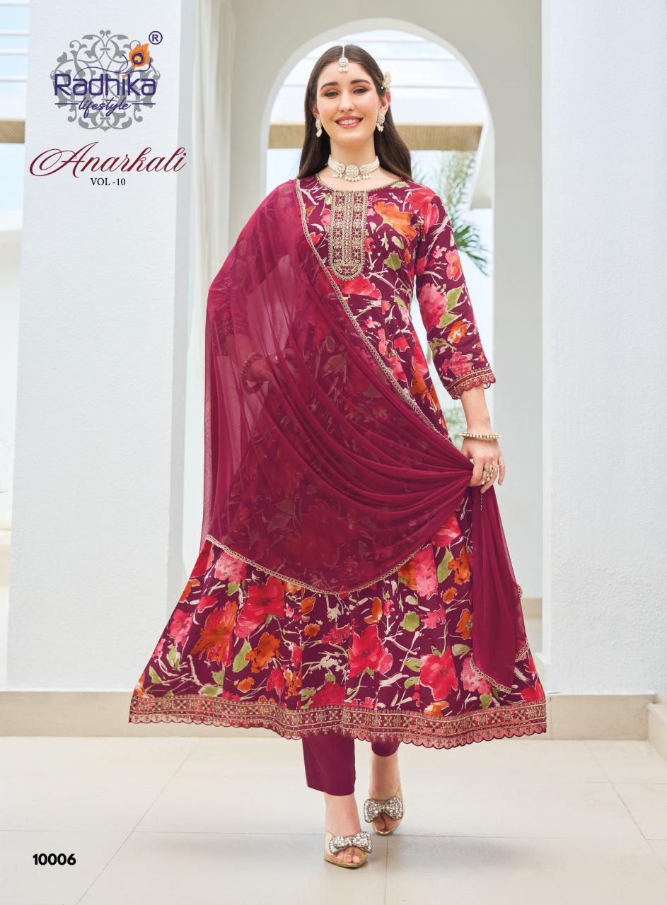 Radhika LifeStyle Anarkali Vol 8 Catalog new branded kurtis catalog wholesale