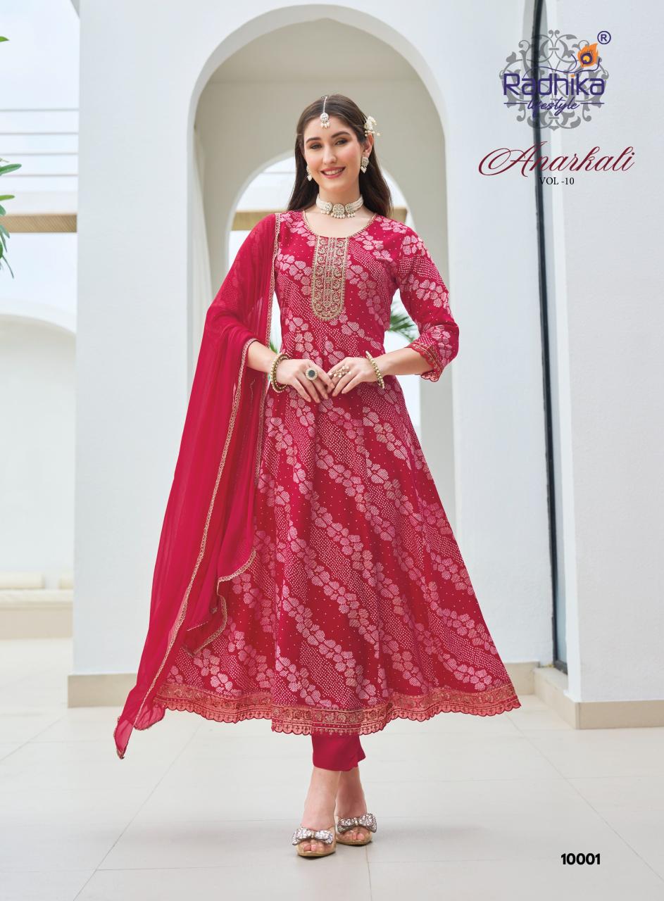 Radhika LifeStyle Anarkali Vol 8 Catalog new branded kurtis catalog wholesale