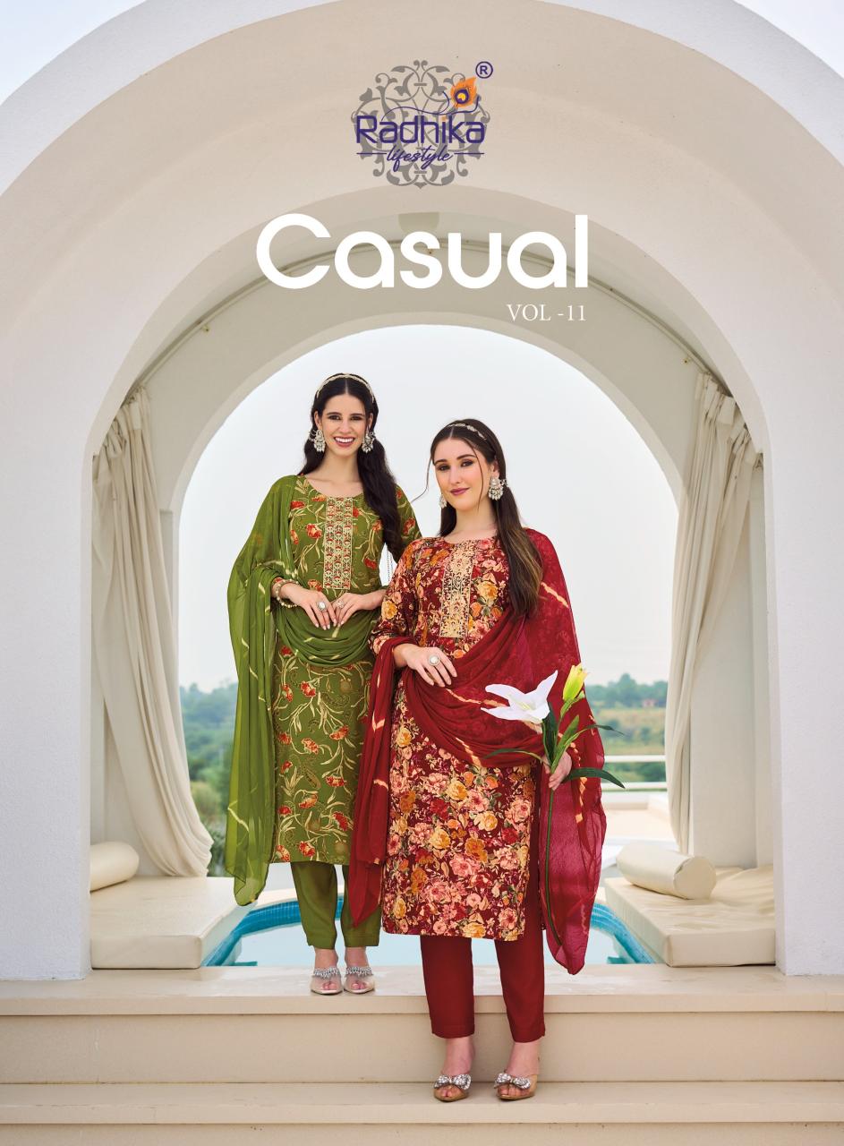 Radhika Lifestyle Casual Vol 11 Catalog ethnic wear kurtis wholesale