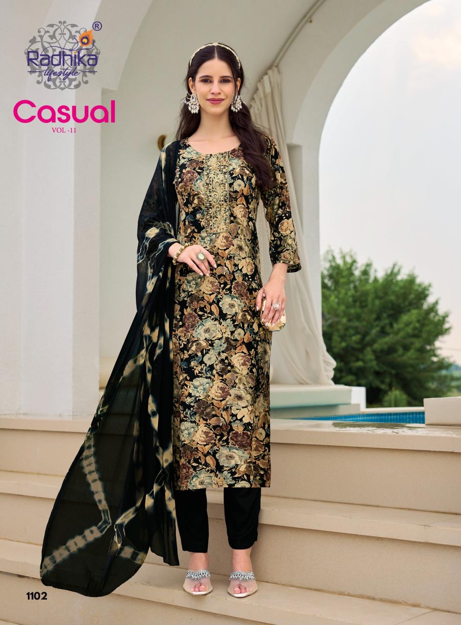 Radhika Lifestyle Casual Vol 11 Catalog ethnic wear kurtis wholesale