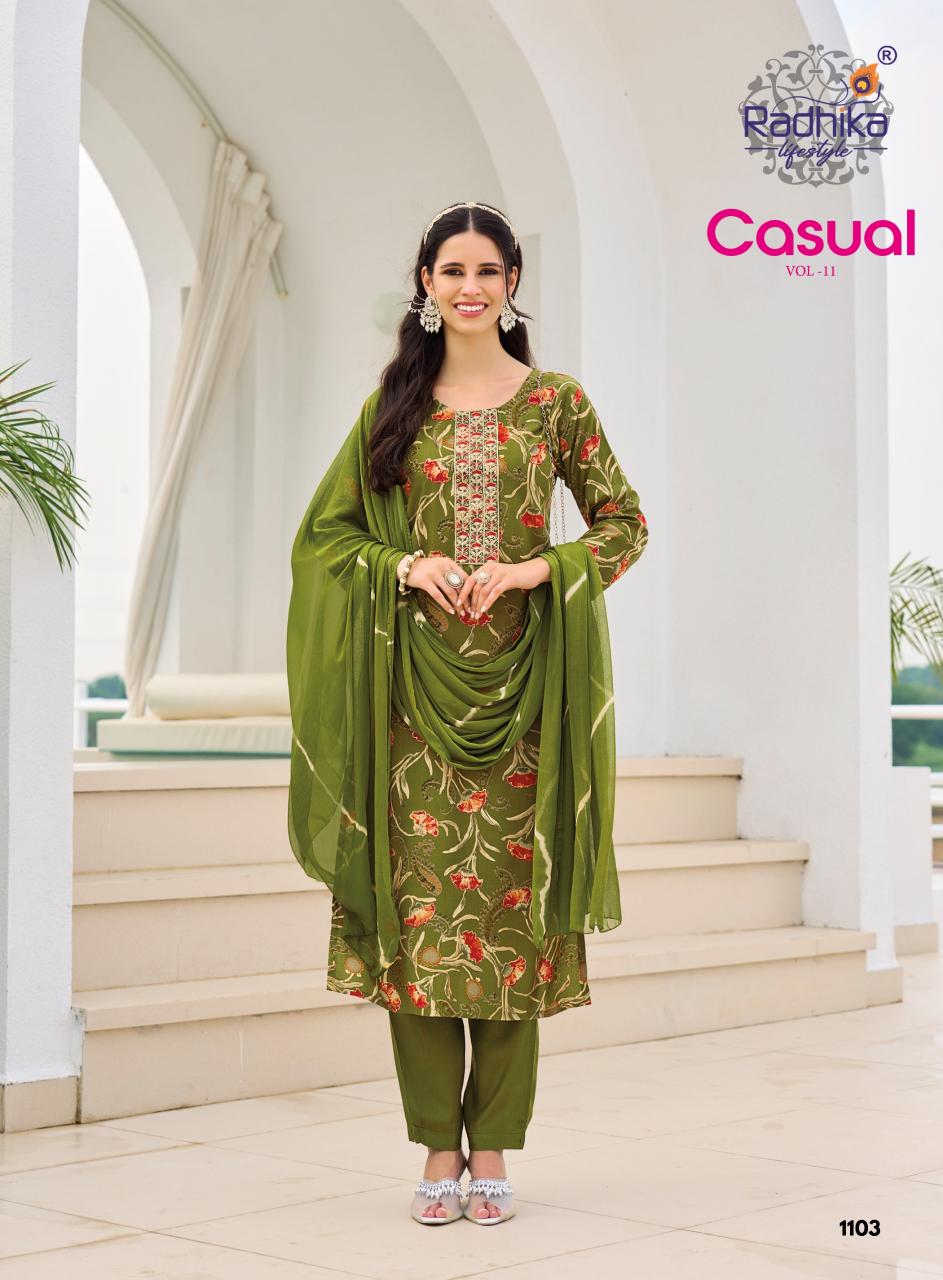 Radhika Lifestyle Casual Vol 11 Catalog ethnic wear kurtis wholesale