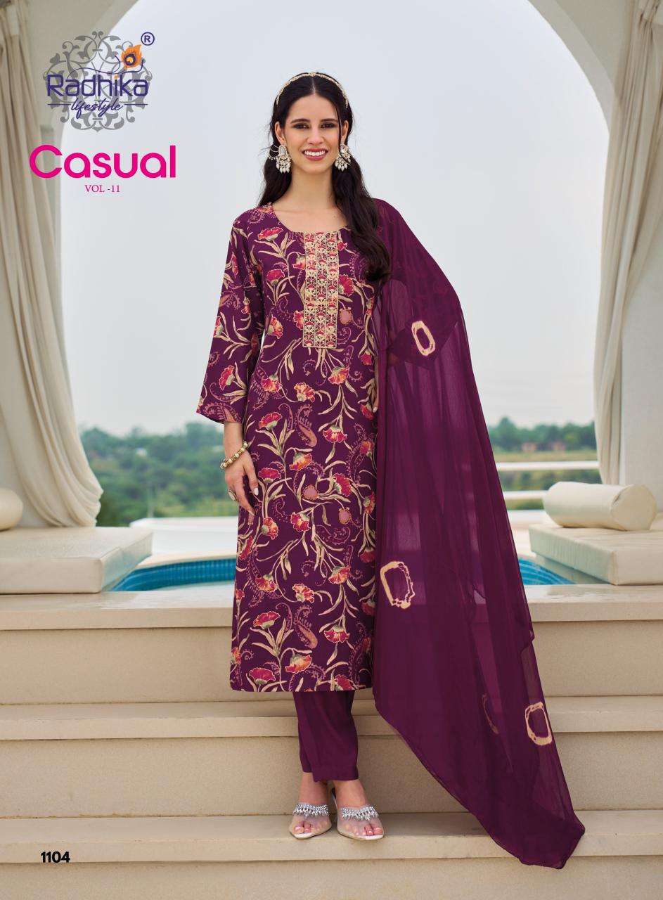 Radhika Lifestyle Casual Vol 11 Catalog ethnic wear kurtis wholesale