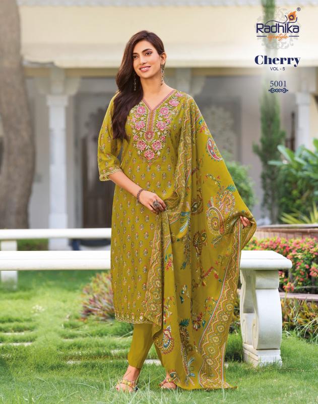 Radhika Lifestyle Cherry Vol 5 Catalog w brand kurtis wholesale in mumbai