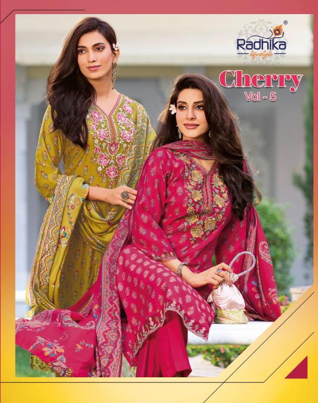 Radhika Lifestyle Cherry Vol 5 Catalog w brand kurtis wholesale in mumbai