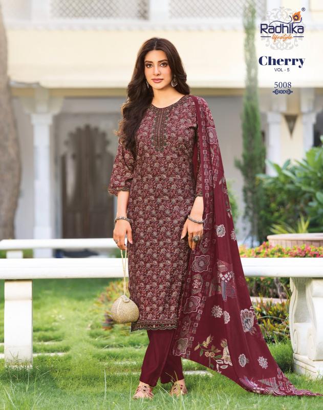 Radhika Lifestyle Cherry Vol 5 Catalog w brand kurtis wholesale in mumbai