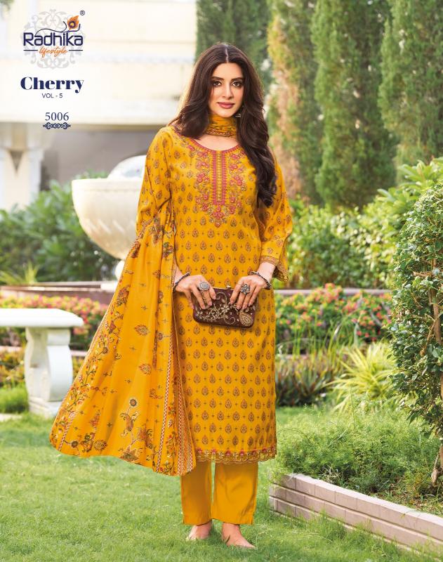 Radhika Lifestyle Cherry Vol 5 Catalog w brand kurtis wholesale in mumbai