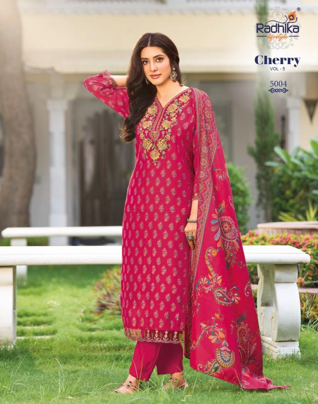 Radhika Lifestyle Cherry Vol 5 Catalog w brand kurtis wholesale in mumbai