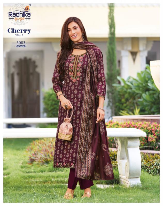 Radhika Lifestyle Cherry Vol 5 Catalog w brand kurtis wholesale in mumbai
