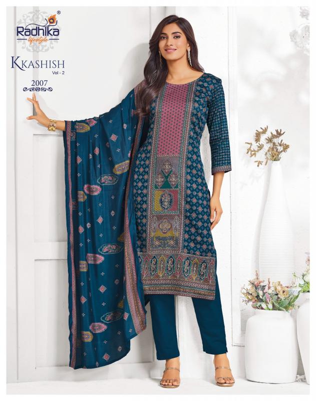 Radhika Lifestyle Kkashish vol 2 catalog wholesale branded kurtis in mumbai