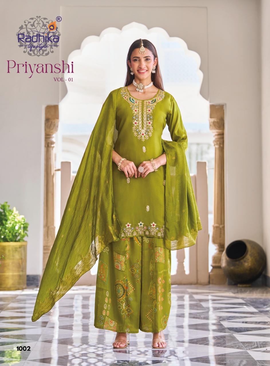 Radhika Lifestyle Priyanshi vol 1 catalog kurti online wholesale india