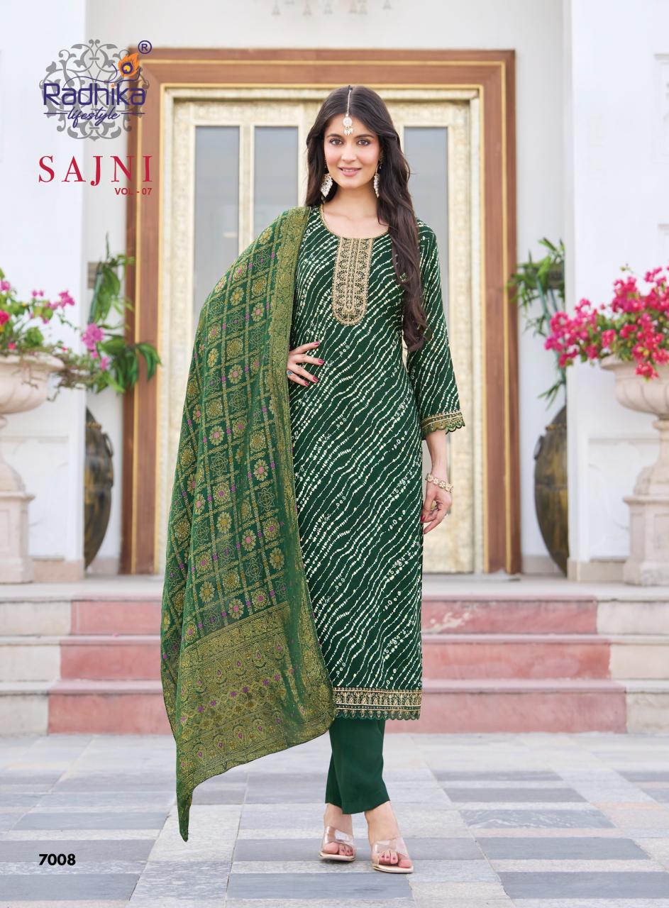 Radhika Lifestyle Sajni Vol 7 catalog soch brand kurti wholesale