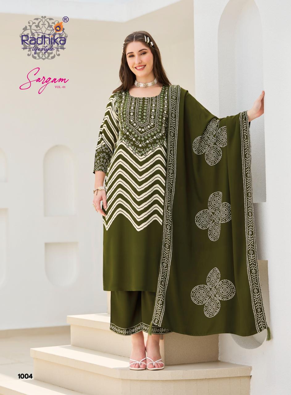 Radhika Lifestyle Sargam vol 1 catalog wholesale jaipur kurti jaipur rajasthan