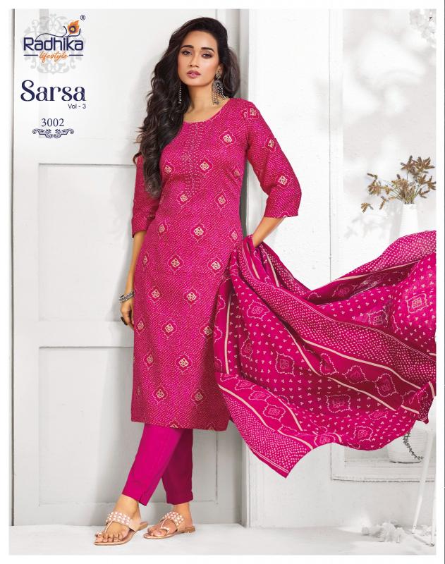 Radhika Lifestyle Sarsa vol 3 catalog delhi wholesale kurti market address