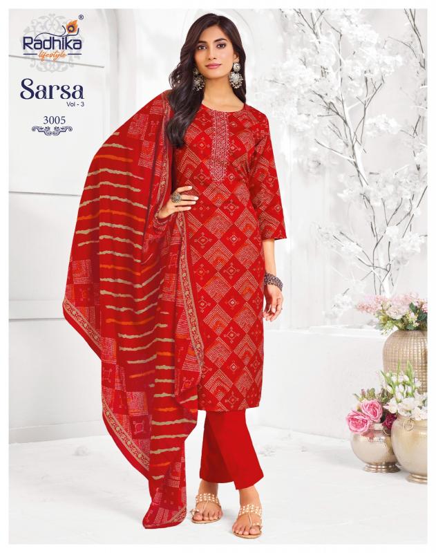 Radhika Lifestyle Sarsa vol 3 catalog delhi wholesale kurti market address
