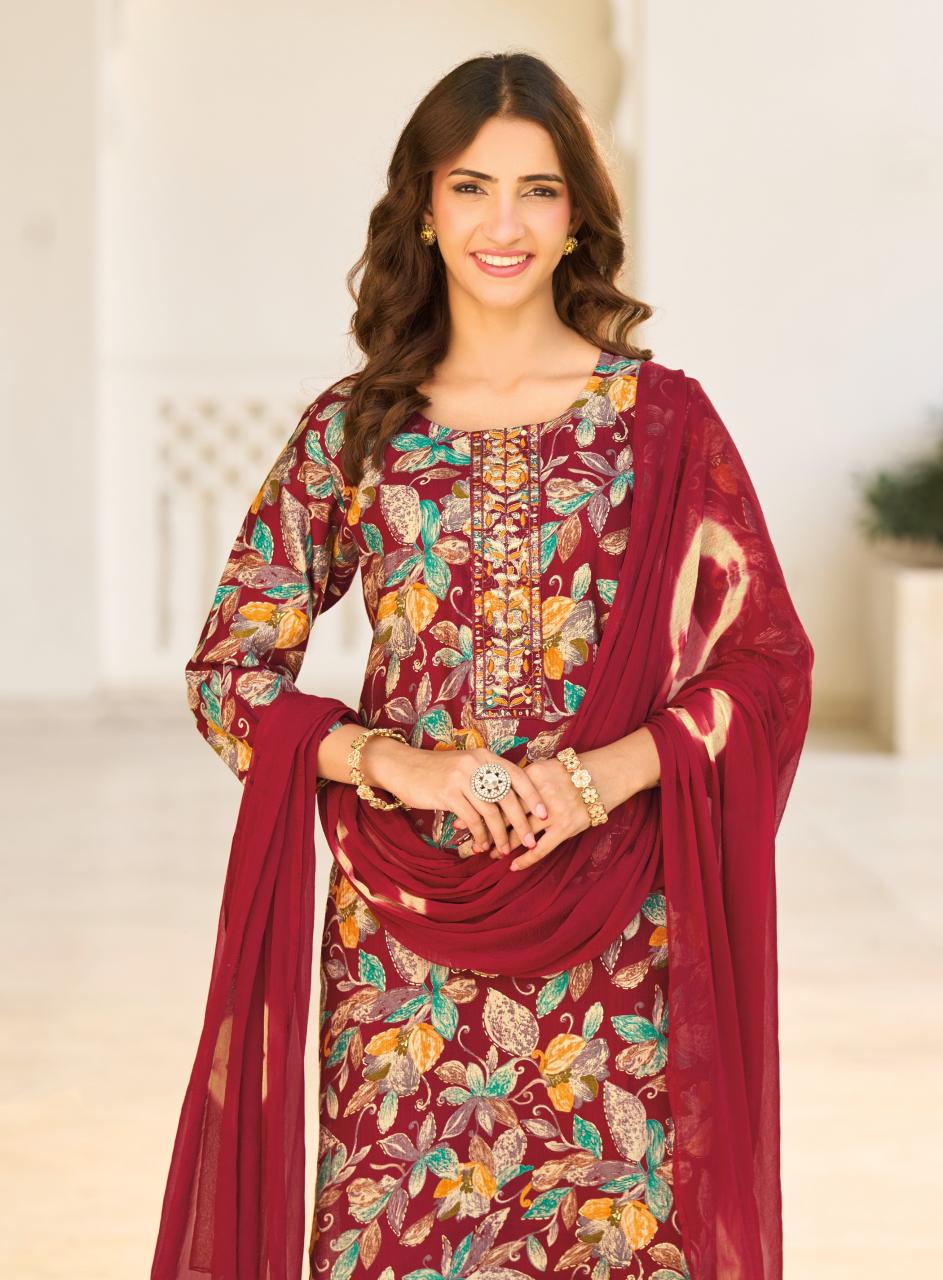 Radhika LifeStyle Sirin Vol 9 Catalog designer kurti fabric wholesalers in bangalore
