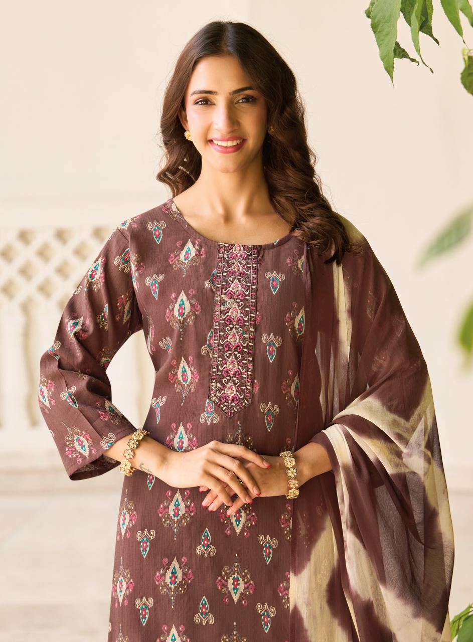 Radhika LifeStyle Sirin Vol 9 Catalog designer kurti fabric wholesalers in bangalore