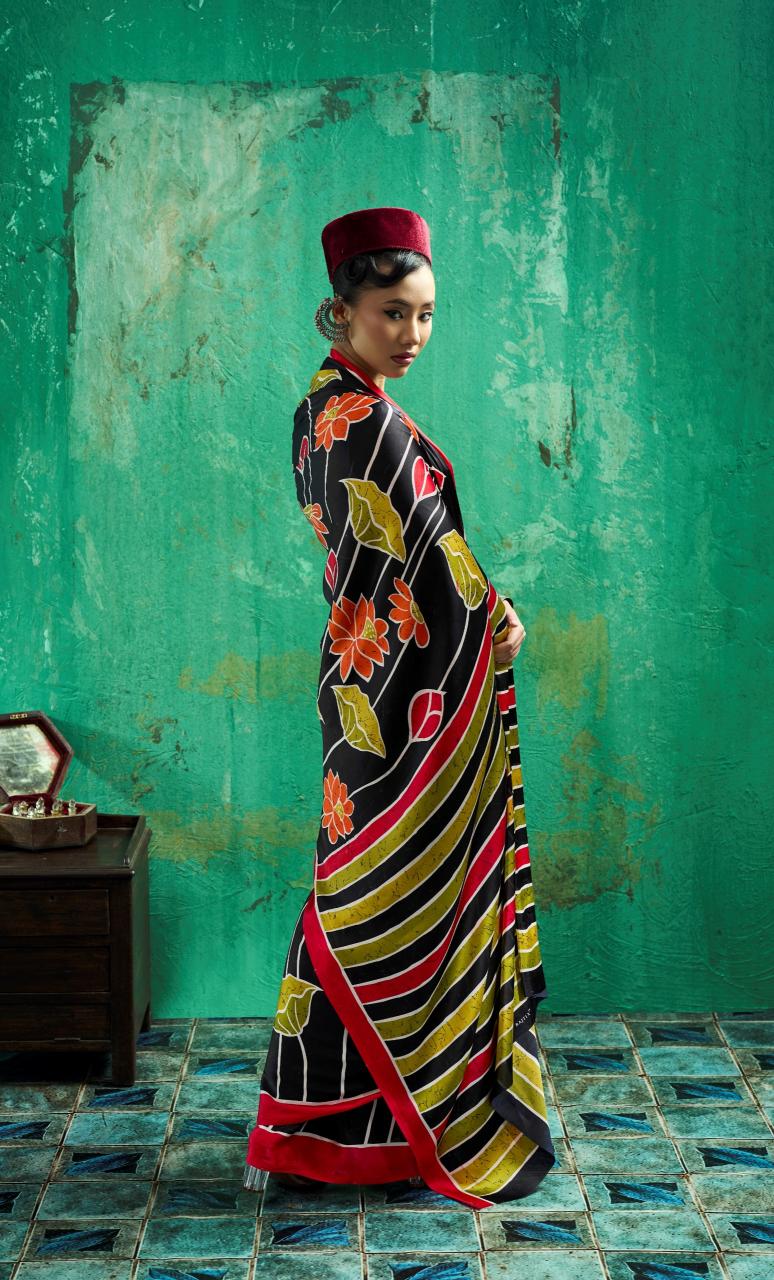 Rajtex Pure Ajrakh 032 catalog modal silk saree wholesale