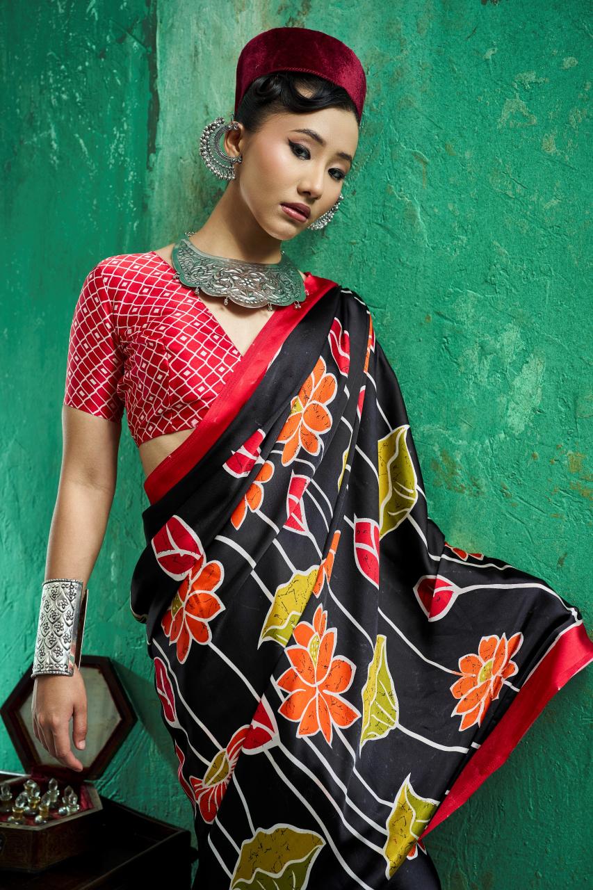 Rajtex Pure Ajrakh 032 catalog modal silk saree wholesale