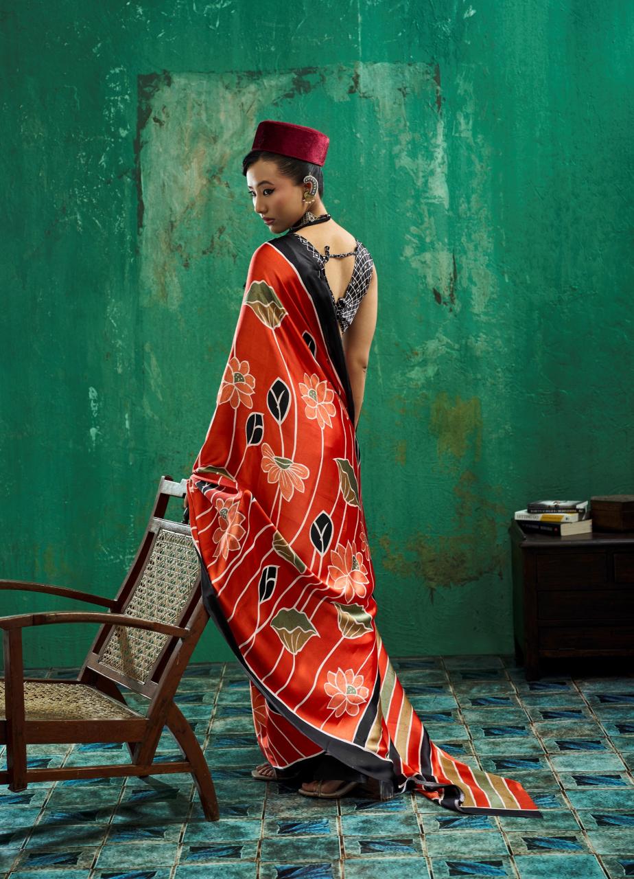 Rajtex Pure Ajrakh 032 catalog modal silk saree wholesale
