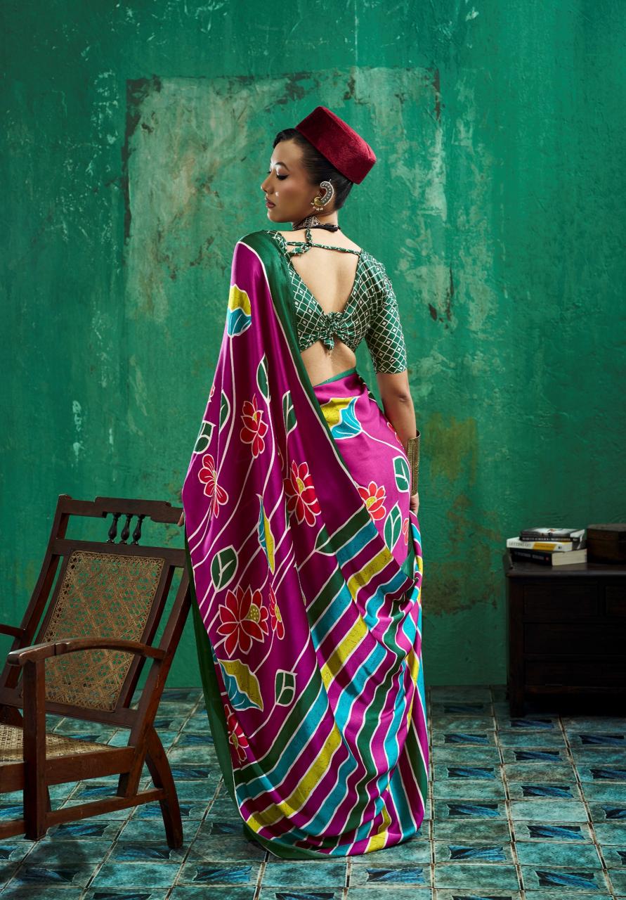 Rajtex Pure Ajrakh 032 catalog modal silk saree wholesale