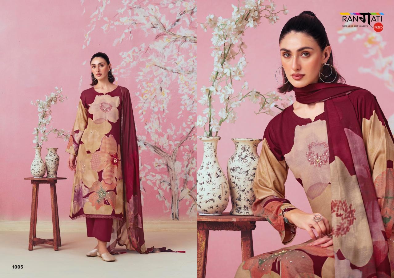 Rangati Florence catalog wholesaler of salwar sui dress material in indore