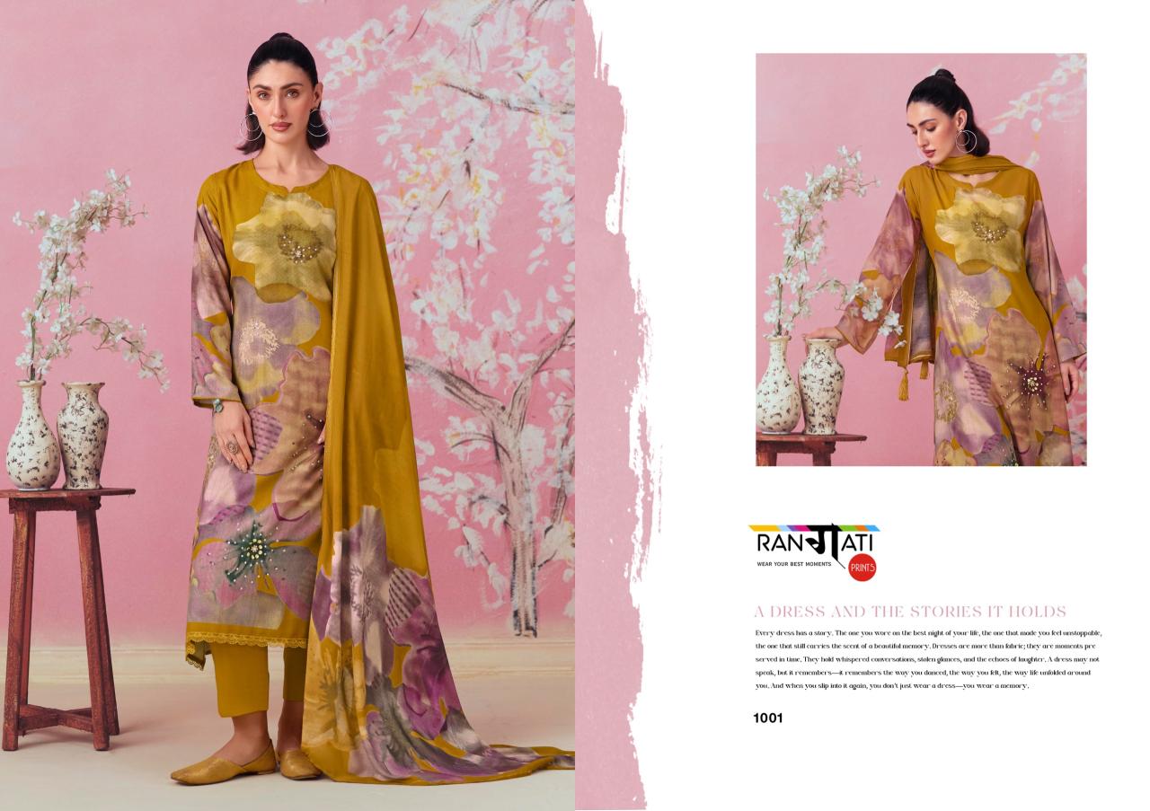 Rangati Florence catalog wholesaler of salwar sui dress material in indore