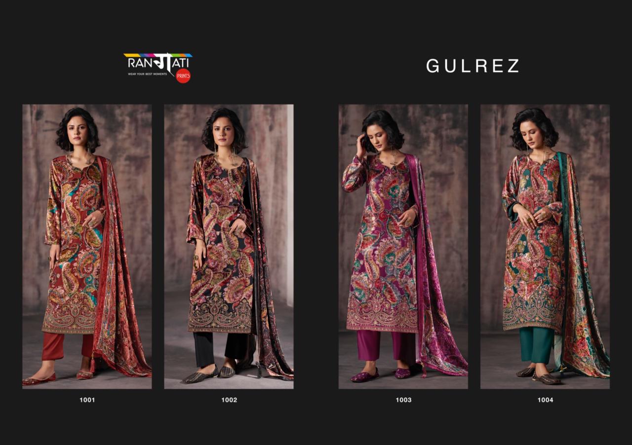 Rangati Gulrez catalog wholesalers of non catalog dress materials