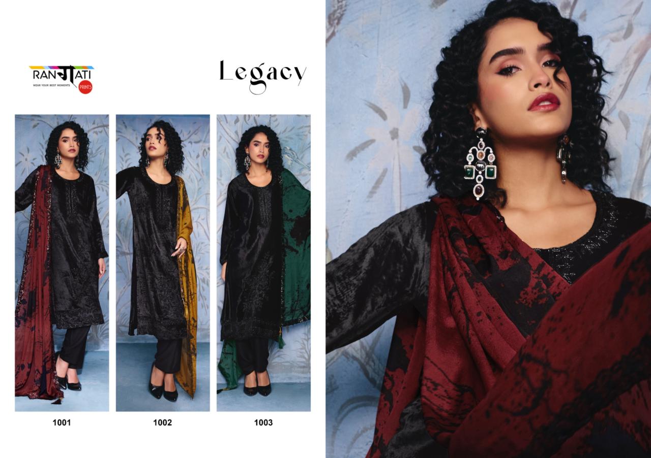Rangati Legacy catalog women dress material price in wholesale